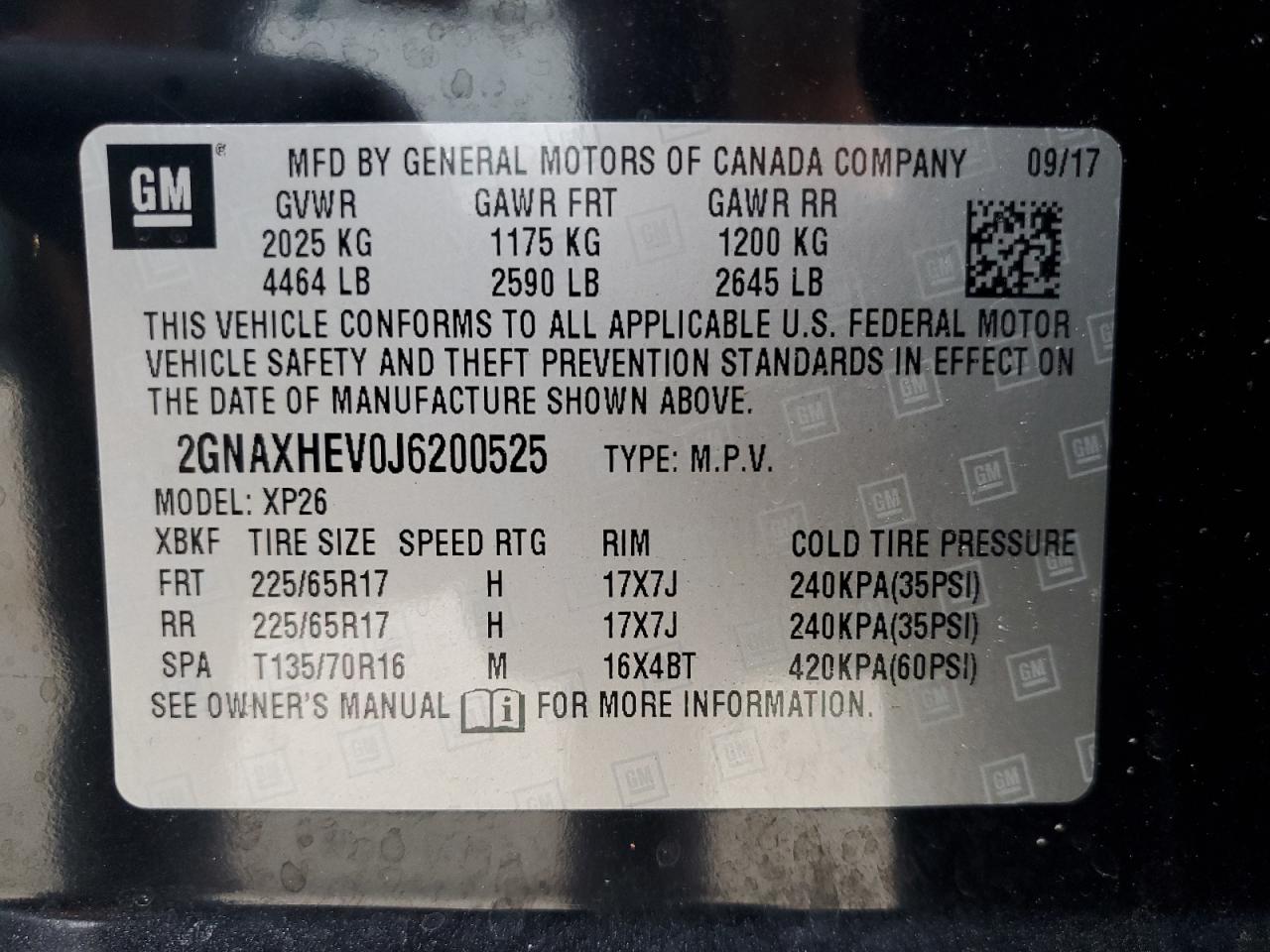 CHEVROLET EQUINOX LS