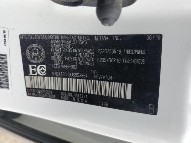 2018 TOYOTA SIENNA SE 5TDXZ3DC9JS953864