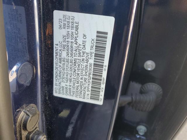 2023 HONDA RIDGELINE - 5FPYK3F52PB036390