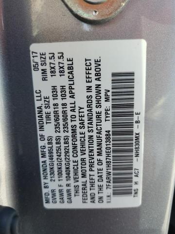 2017 HONDA CR-V 7FARW1H87HE013884