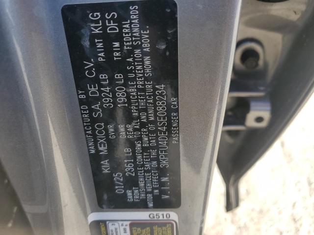 2025 KIA K4 EX 3KPFU4DE4SE088234