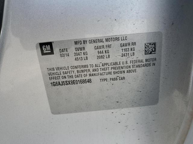 2014 CADILLAC ATS PERFOR - 1G6AJ5SX8E0168648