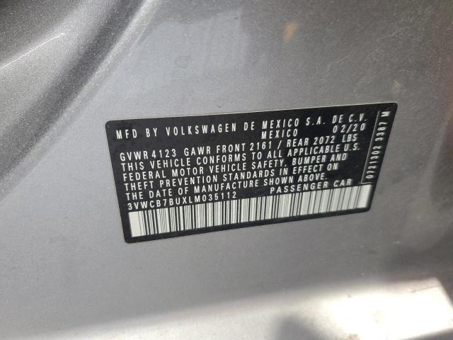 2020 VOLKSWAGEN JETTA S 3VWCB7BUXLM035112