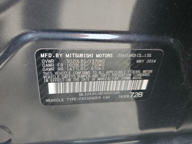 2015 MITSUBISHI MIRAGE DE ML32A3HJ9FH000399