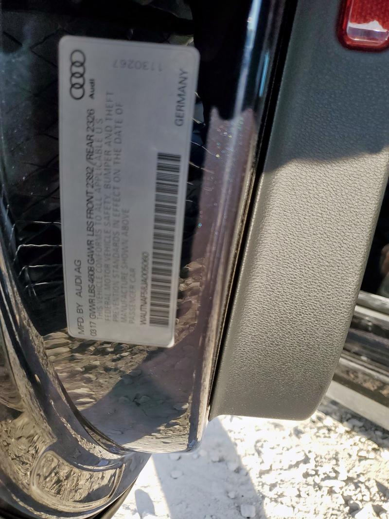 2018 AUDI A5 PREMIUM - WAUTNAF58JA005060