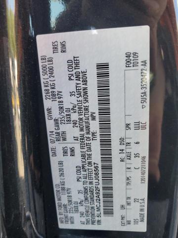 2015 LINCOLN MKC #3296231441