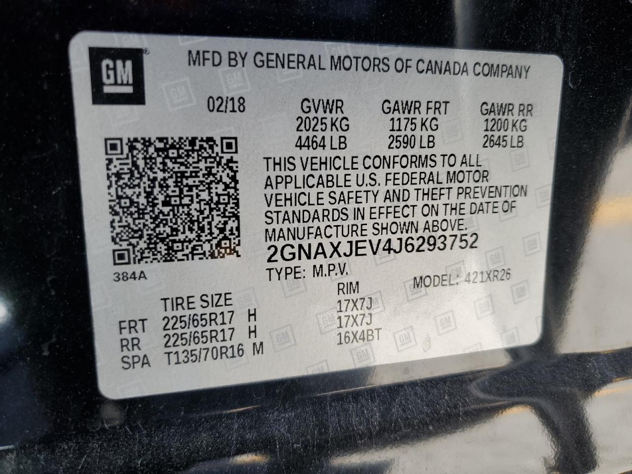 CHEVROLET EQUINOX LT