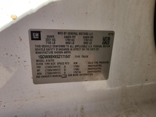 2016 CHEVROLET SILVERADO #3303847547