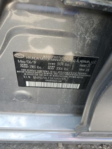 2019 HYUNDAI ELANTRA SE - 5NPD74LF5KH497315