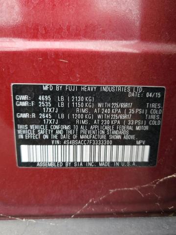 2015 SUBARU OUTBACK 2. - 4S4BSACC7F3333300