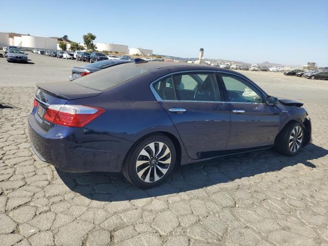 HONDA ACCORD HYB 2015 blue  hybrid engine 1HGCR6F5XFA013769 photo #4