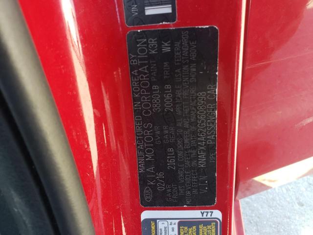 2016 KIA FORTE LX #3291522922