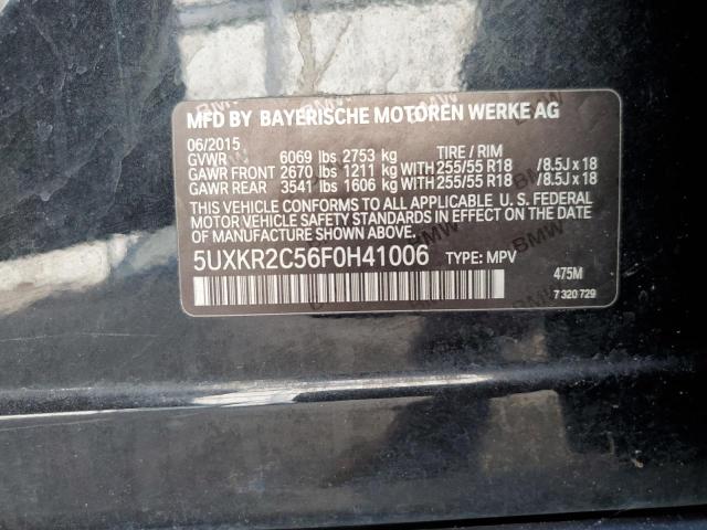 2015 BMW X5 SDRIVE3 5UXKR2C56F0H41006