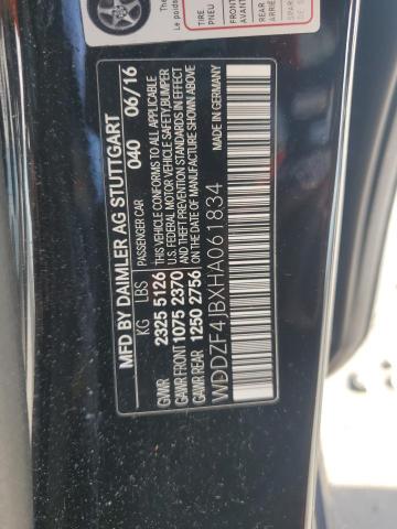 2017 MERCEDES-BENZ E 300 WDDZF4JBXHA061834
