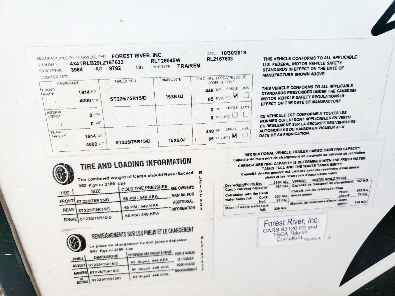 Lot #3311663250 2020 ROCKWOOD ULTRA LITE