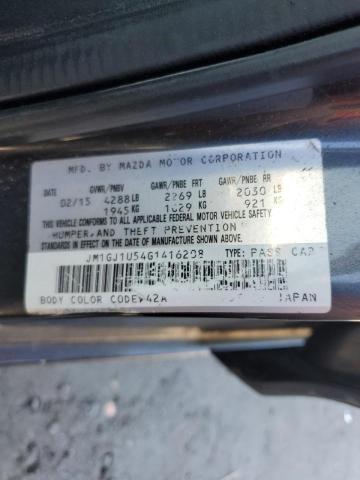 2016 MAZDA 6 SPORT JM1GJ1U54G1416208