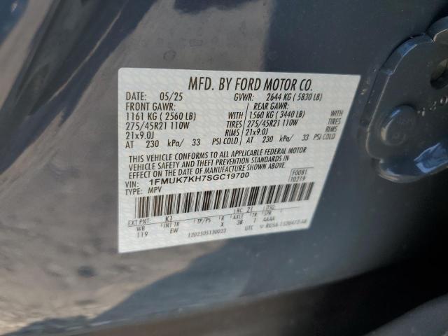 2025 FORD EXPLORER S 1FMUK7KH7SGC19700