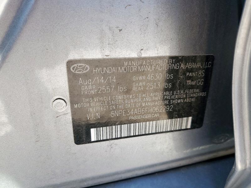2015 HYUNDAI SONATA SPORT - 5NPE34AB6FH062292