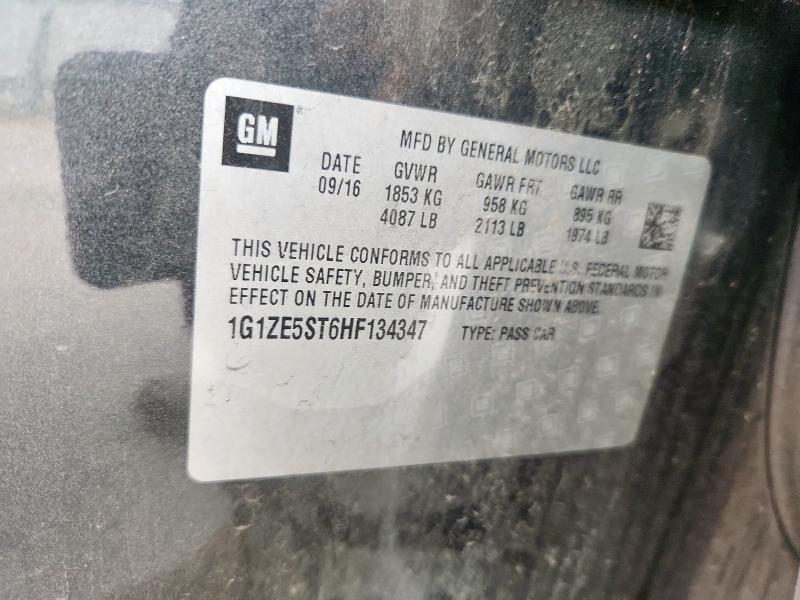 2017 CHEVROLET MALIBU LT - 1G1ZE5ST6HF134347