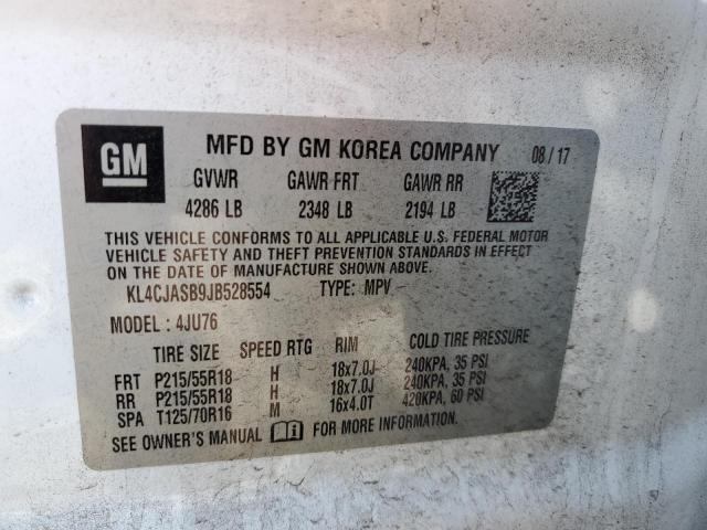 2018 BUICK ENCORE PREFERRED - KL4CJASB9JB528554