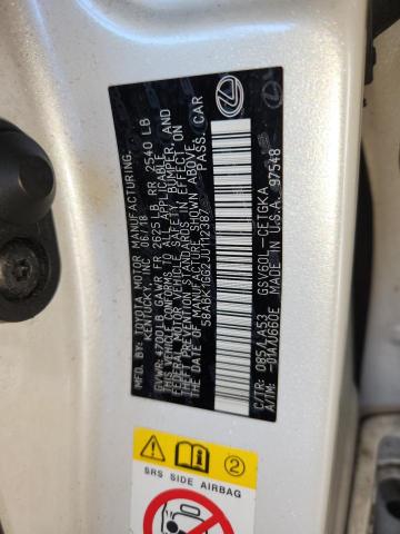 2018 LEXUS ES 350 58ABK1GG2JU112387