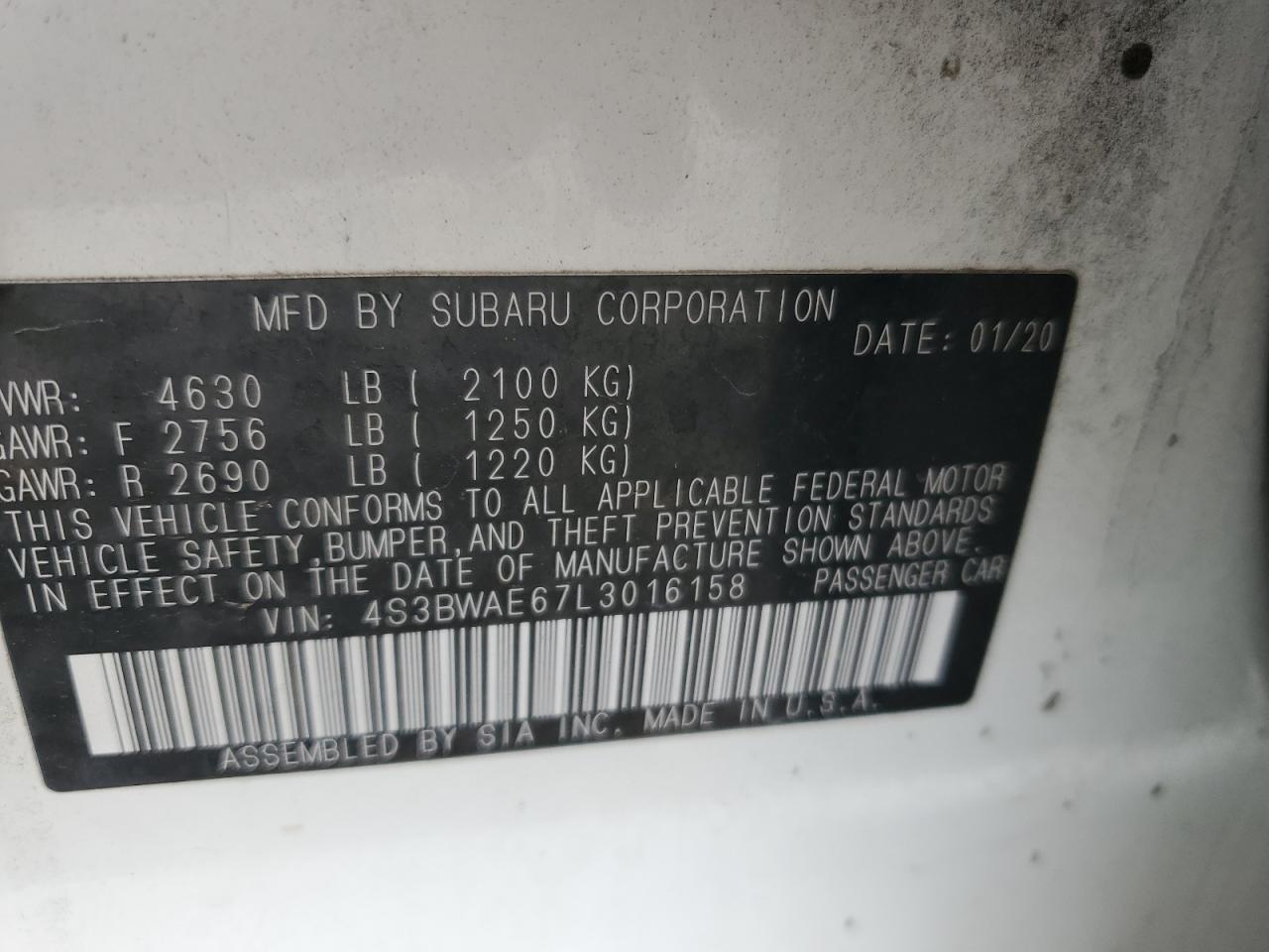 SUBARU LEGACY PREMIUM