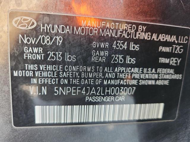 2020 HYUNDAI SONATA SEL - 5NPEF4JA2LH003007