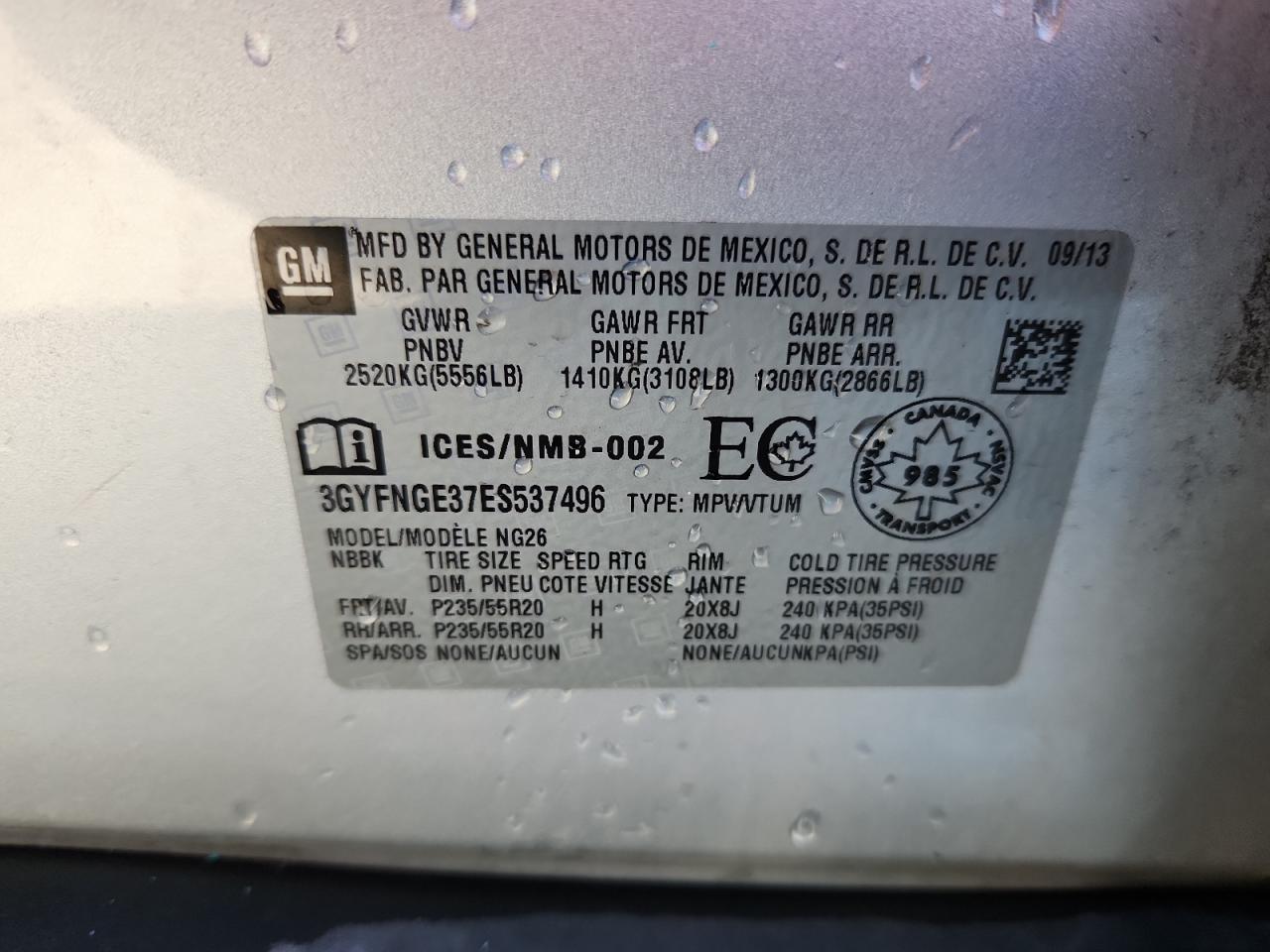 CADILLAC SRX PREMIUM COLLECTION