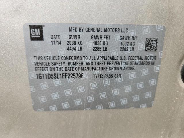 2015 CHEVROLET MALIBU 2LT 1G11D5SL1FF225796