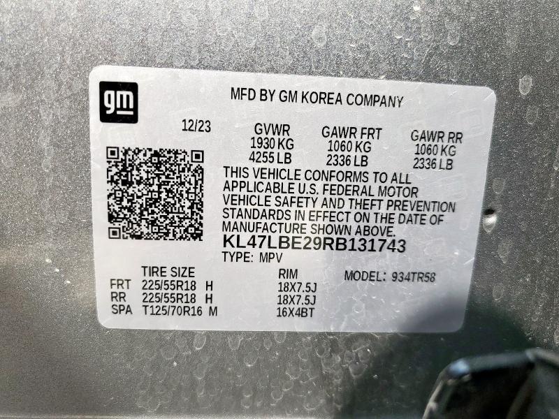 2024 BUICK ENVISTA SP KL47LBE29RB131743