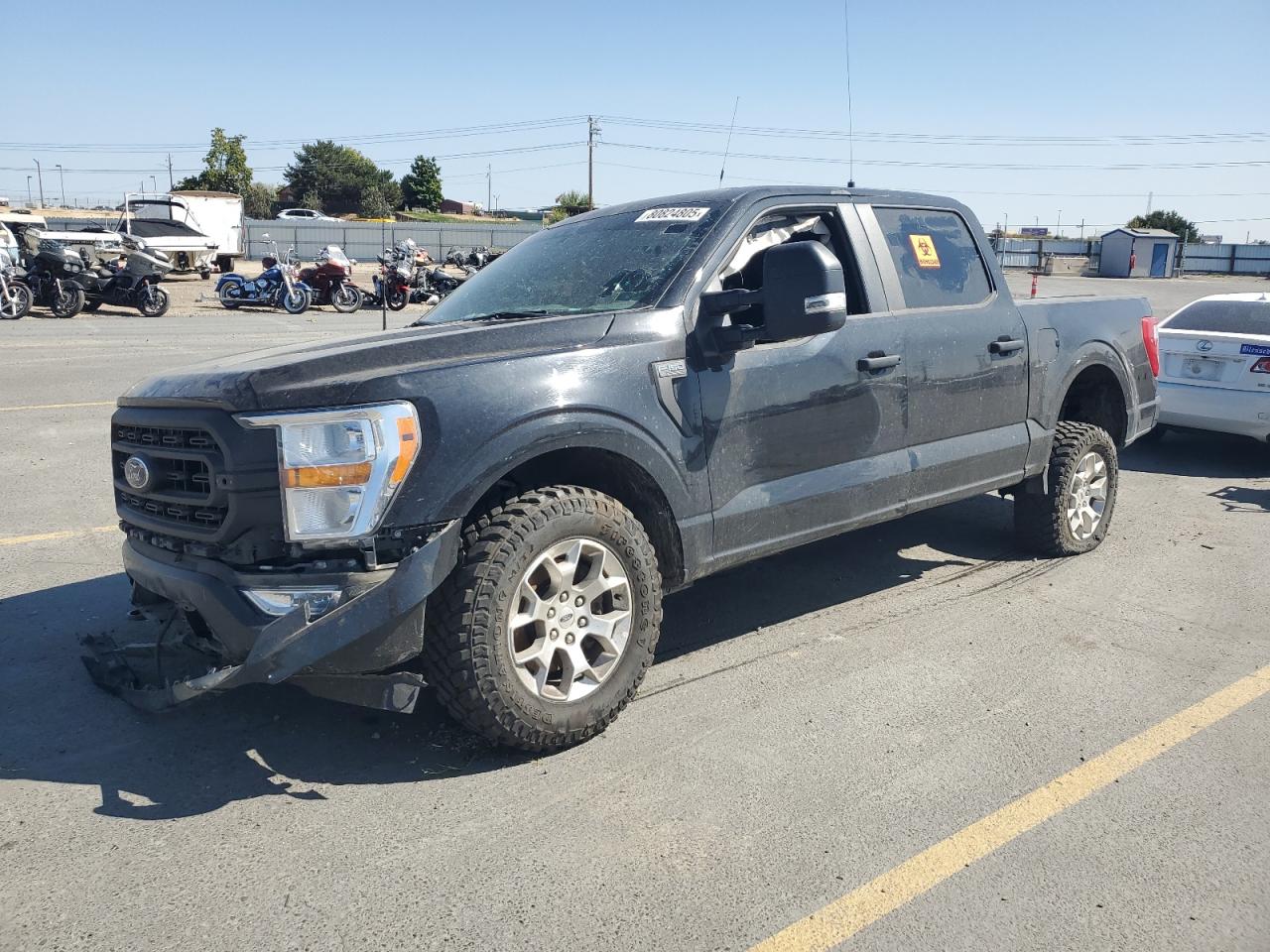 Lot #3253686995 2021 FORD F150 POLIC