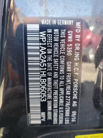 2017 PORSCHE MACAN WP1AA2A51HLB06053