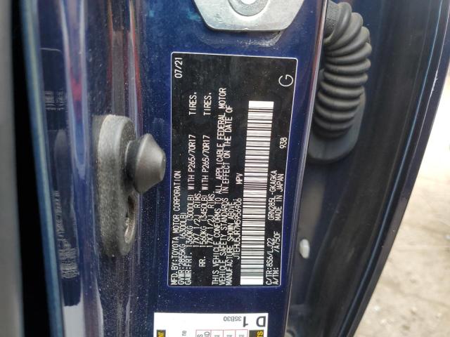 2021 TOYOTA 4RUNNER VE JTEHU5JR7M5956906