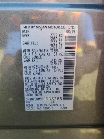 2020 INFINITI QX60 LUXE 5N1DL0MM9LC508763