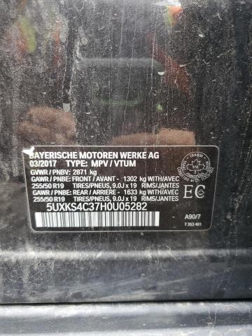 2017 BMW X5 XDRIVE35D 5UXKS4C37H0U05282