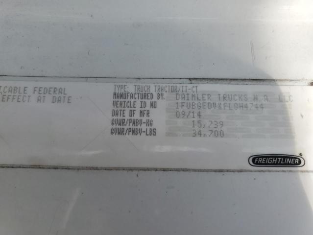 2015 FREIGHTLINER CASCADIA 1 #3239988484