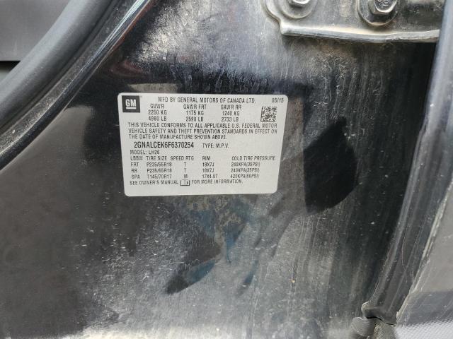 2015 CHEVROLET EQUINOX LT 2GNALCEK6F6370254