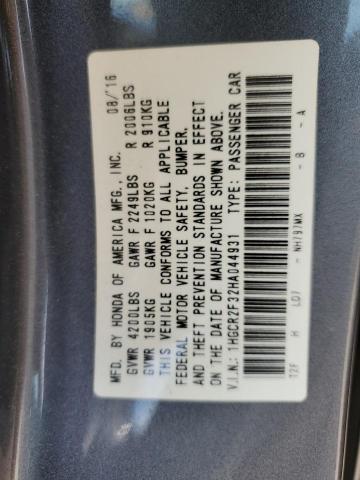 2017 HONDA ACCORD LX #3285602278