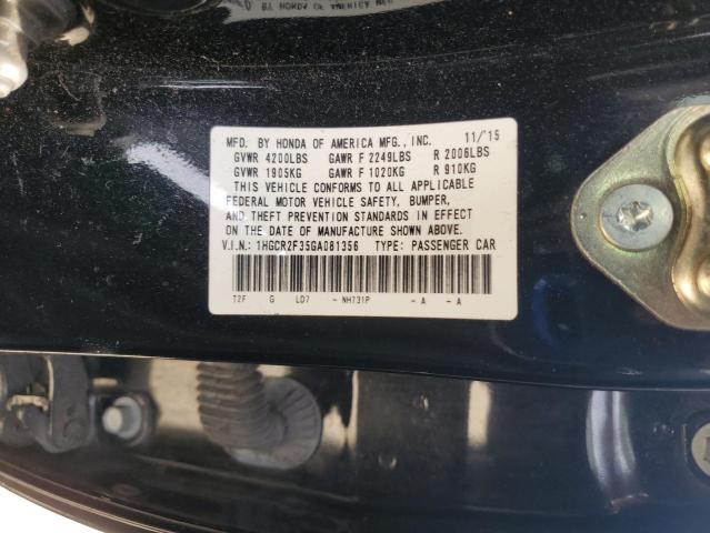 2016 HONDA ACCORD LX - 1HGCR2F35GA081356