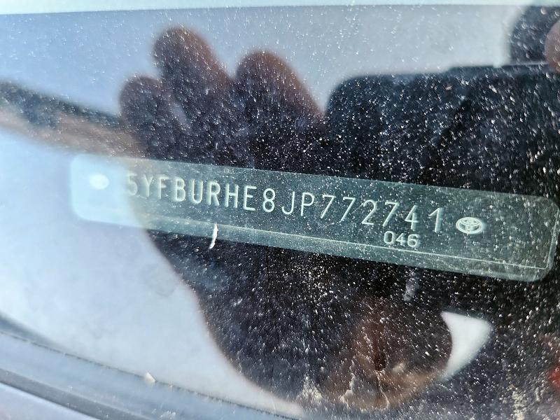 2018 TOYOTA COROLLA L 5YFBURHE8JP772741