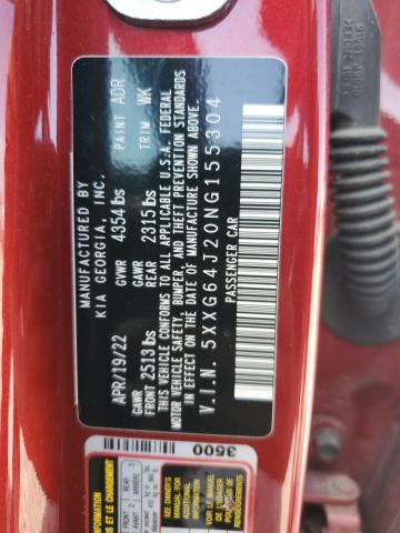 2022 KIA K5 GT LINE - 5XXG64J20NG155304