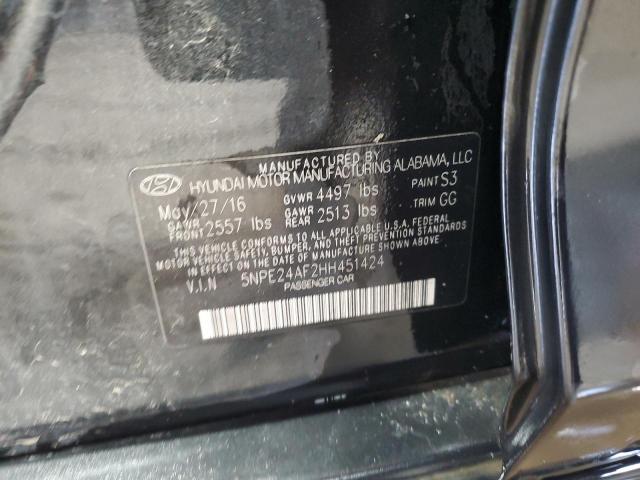 2017 HYUN SONATA SE #3301619663