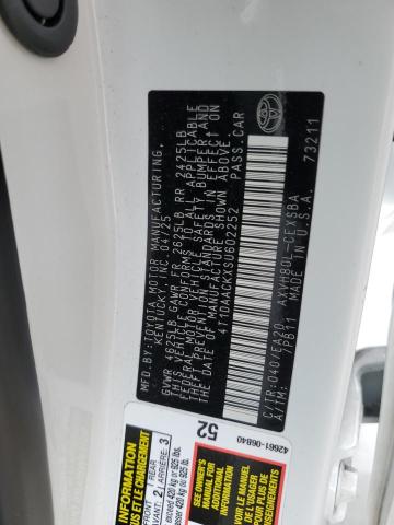 2025 TOYOTA CAMRY XSE 4T1DAACKXSU602252