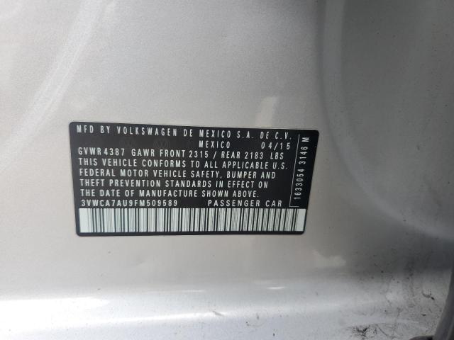 2015 VOLKSWAGEN GOLF SPORTWAGEN TDI S 3VWCA7AU9FM509589