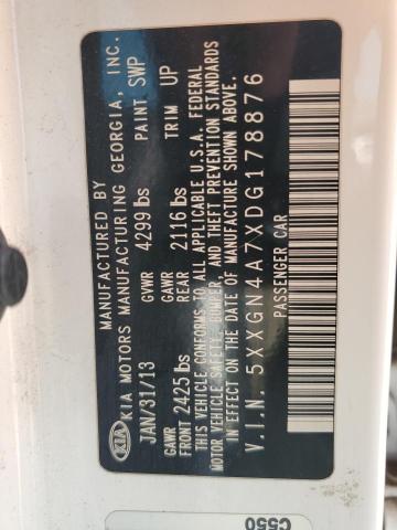 2013 KIA OPTIMA EX #3234918007