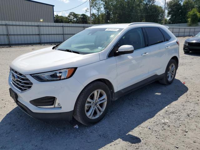 FORD EDGE SEL 2020 white  gas 2FMPK4J9XLBB17015 photo #1