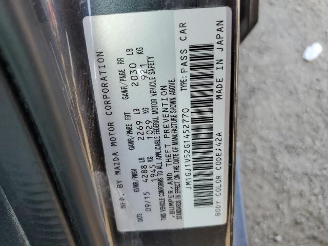 2016 MAZDA 6 TOURING JM1GJ1V52G1452770
