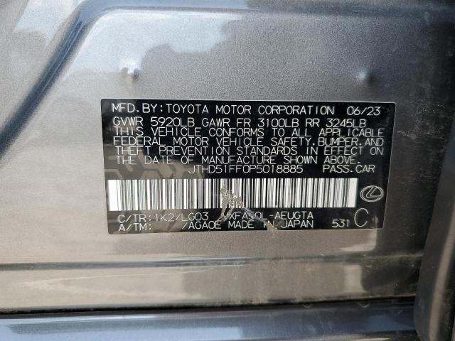 2023 LEXUS LS 500 BAS JTHD51FF0P5018885