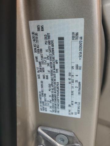 2017 FORD ESCAPE S - 1FMCU0F71HUE25703