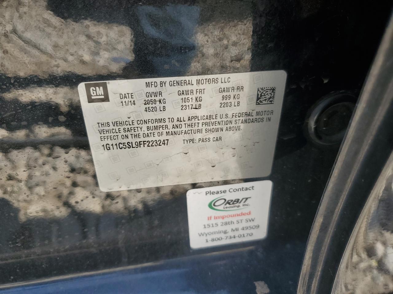 CHEVROLET MALIBU 1LT